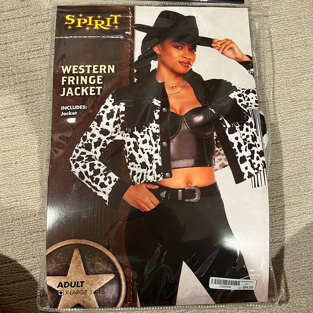 Women’s western fringe jacket